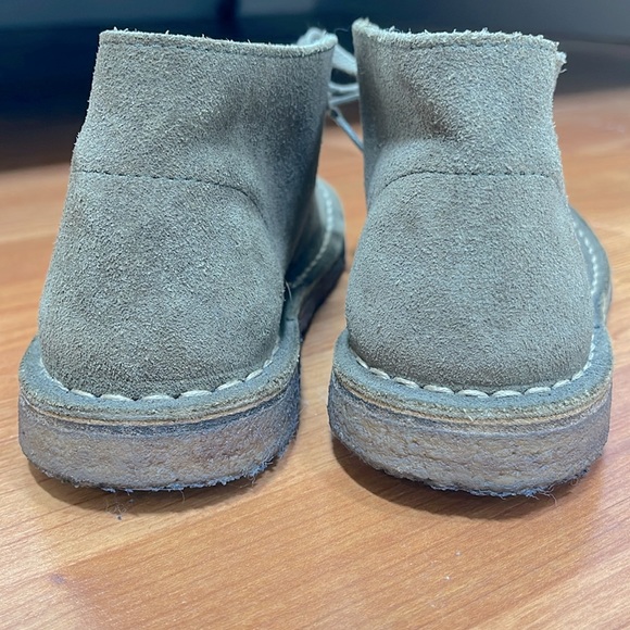 Crewcuts J. Crew Green Suede MacAlister Chukka Boots Shoes Kids Size K3 - Picture 11 of 13